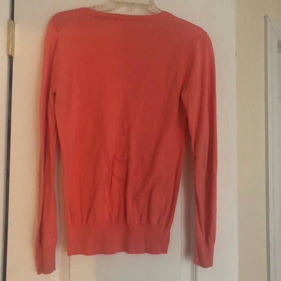 J. Crew Pink V-neck Sweater - 100% cotton - Picture 2 of 6